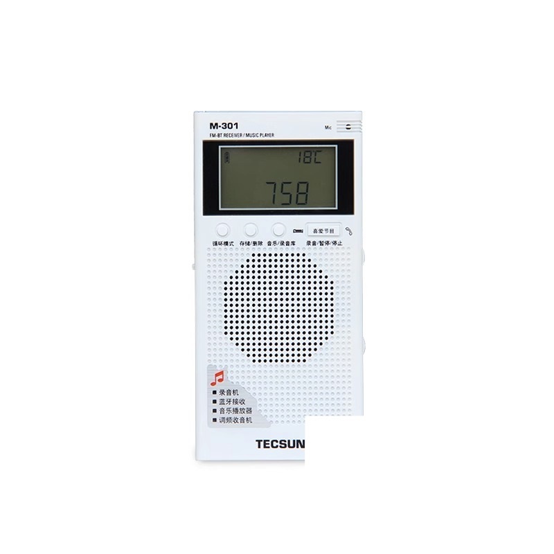 M-601 FM Radio Bluetooth Speaker Recorder - Image 2